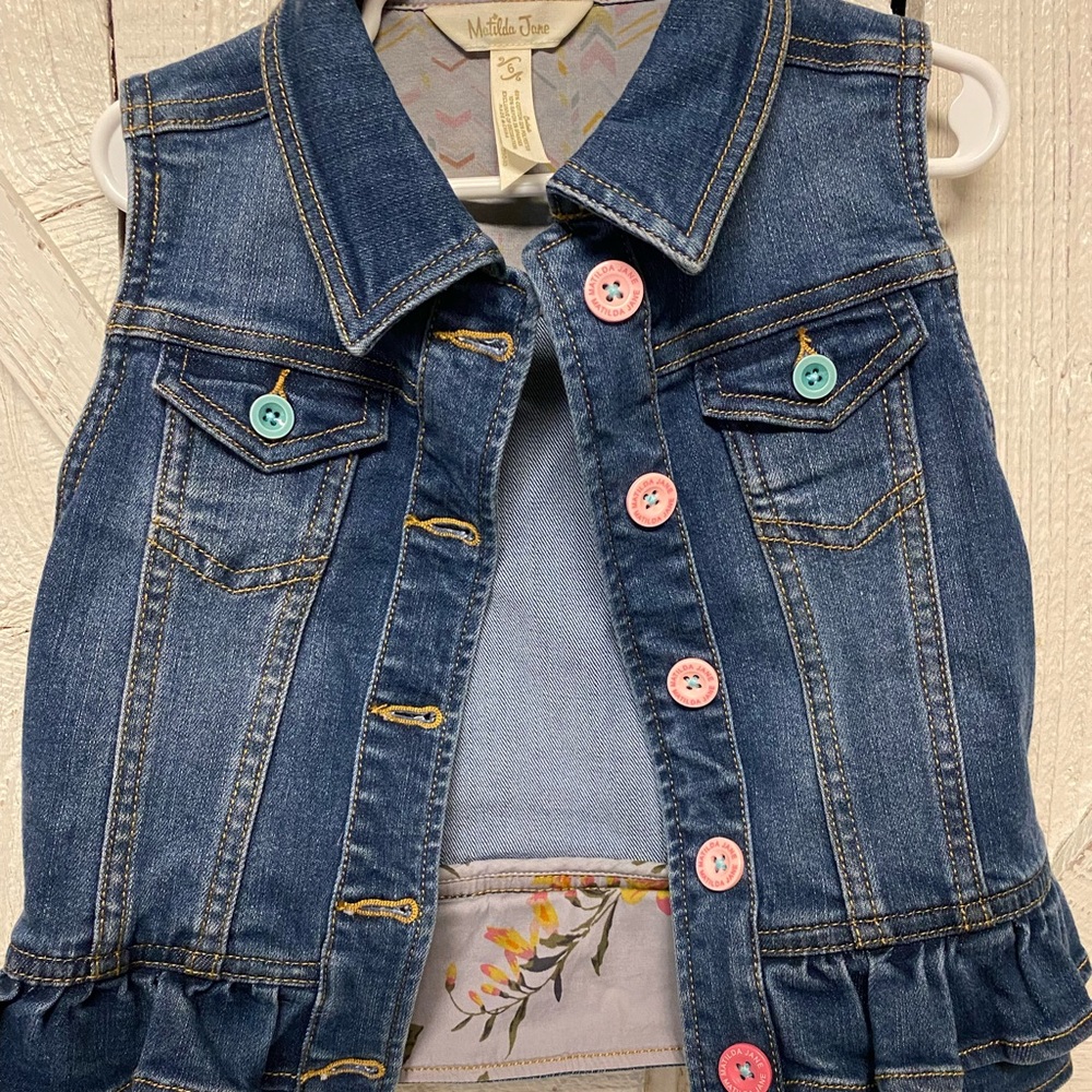 Matilda Jane denim vest
